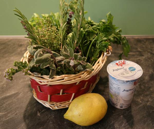 Zutaten Kräutersoße