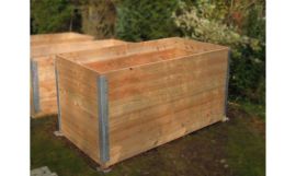 hohes Hochbeet aus Lärchenholz